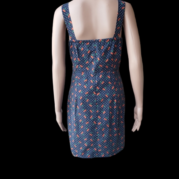 Polka Dot Cherry Summer Dress - Picture 4 of 4